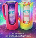 3D Printed Drink Can Holder, UV Reactive Glow Decor