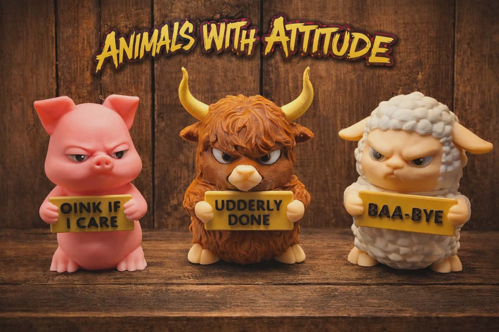 Animals with attitude