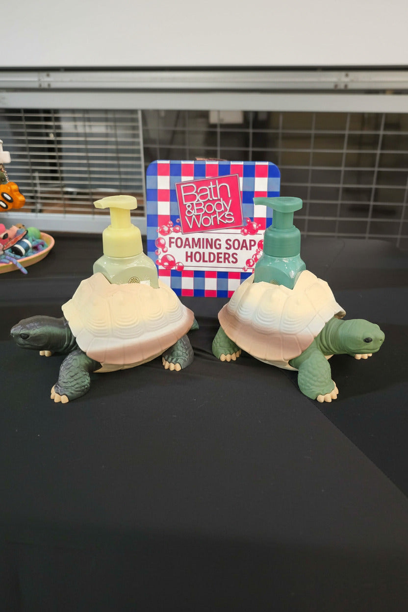 Turtle soap holder