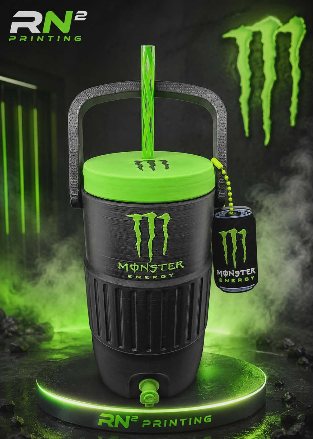 Monster Can Cooler Coozie 16 oz