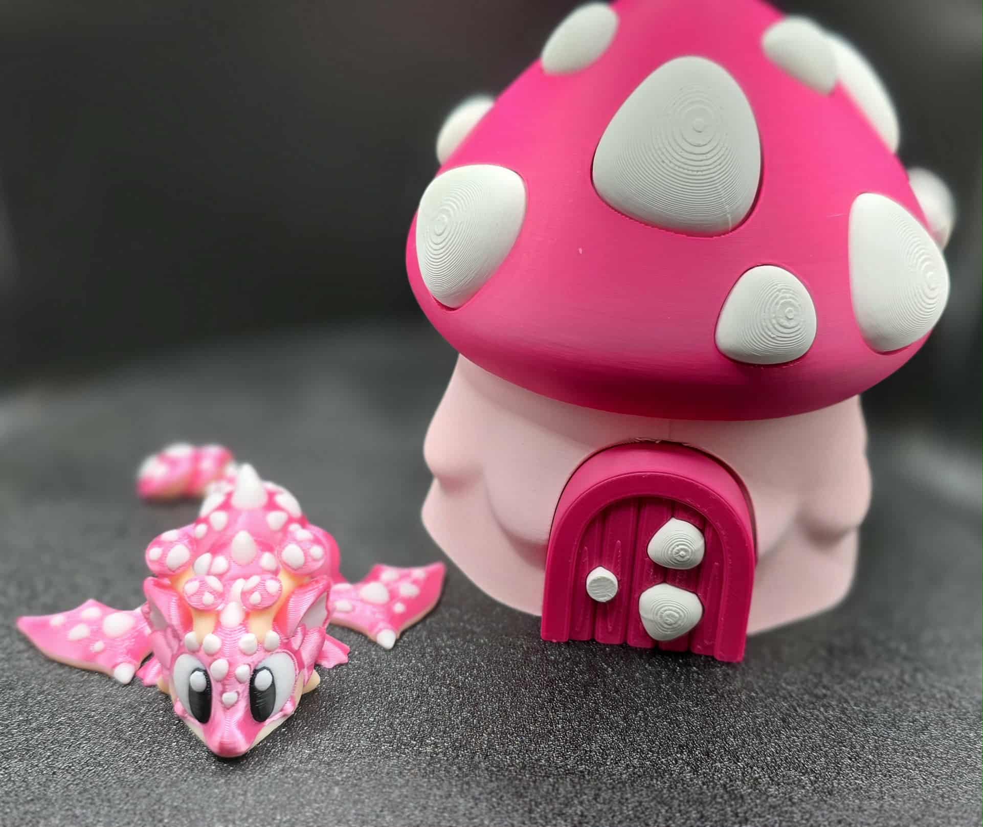 Mushroom Dragon with Mushroom egg