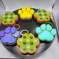 🔥3D Paw Print Keychain Clickers