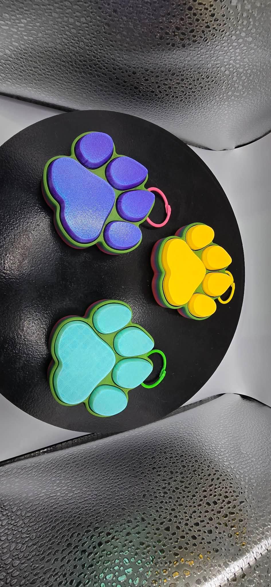 🔥Limited Time: 3D Paw Print Keychain Clickers – $8!