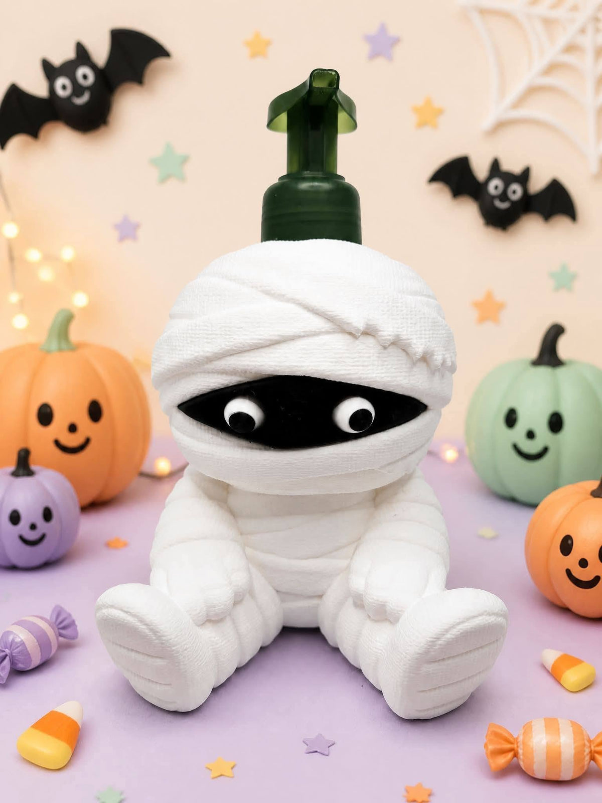 3D-printed mummy soap holder for hand soap from bath and body works