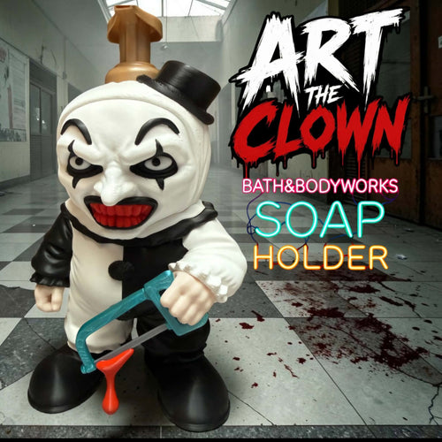 Art the Clown-inspired 3D-printed soap holder display