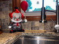 3D-printed creepy circus clown soap holder, horror movie inspired bathroom soap dish