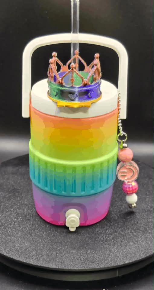 Glow In The Dark Rainbow Coozie!