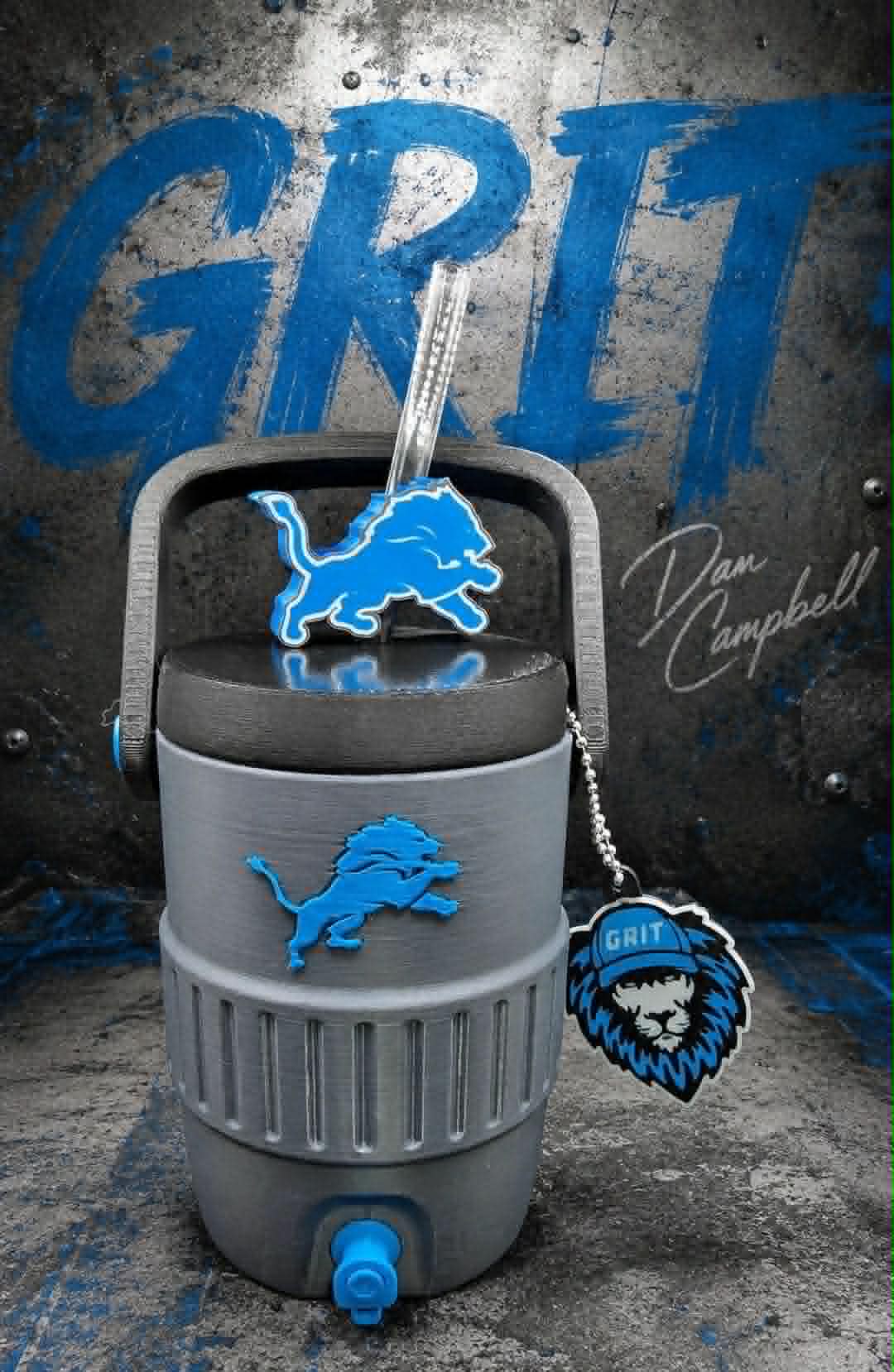 Detroit Lions Cooler Can Coozie