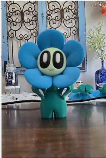 Blob Flower Set with pots