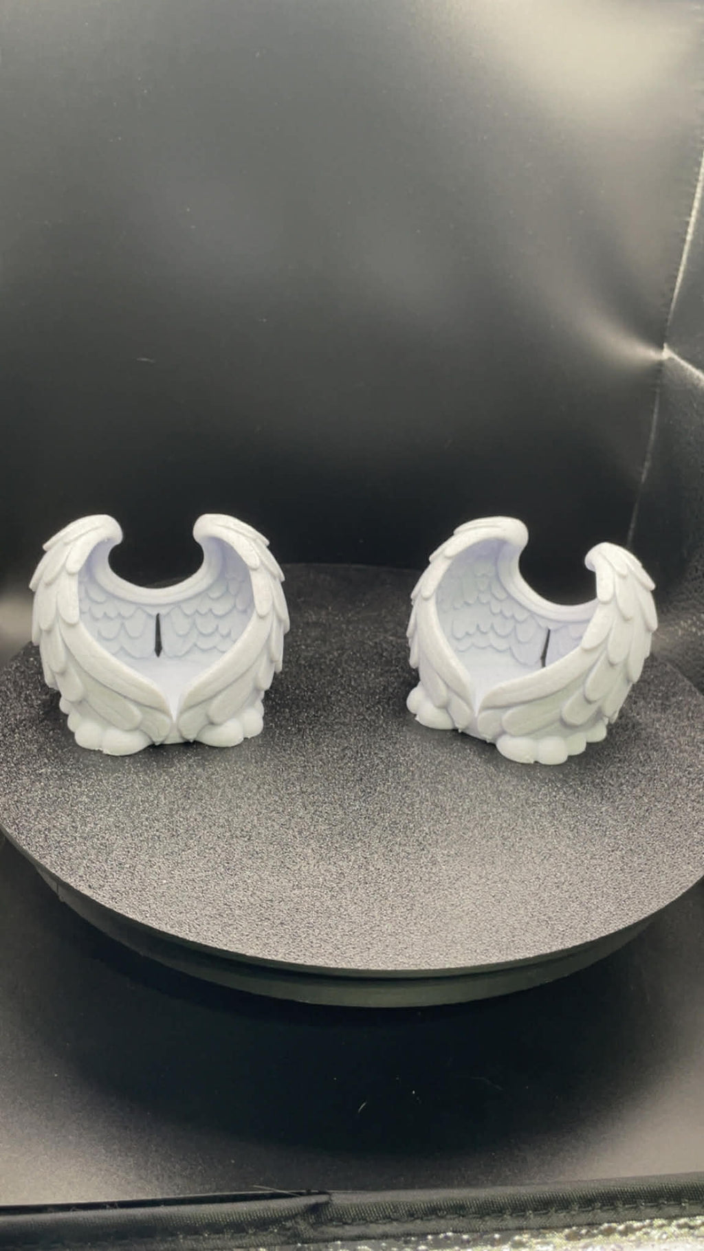 Angel wing tealight holders