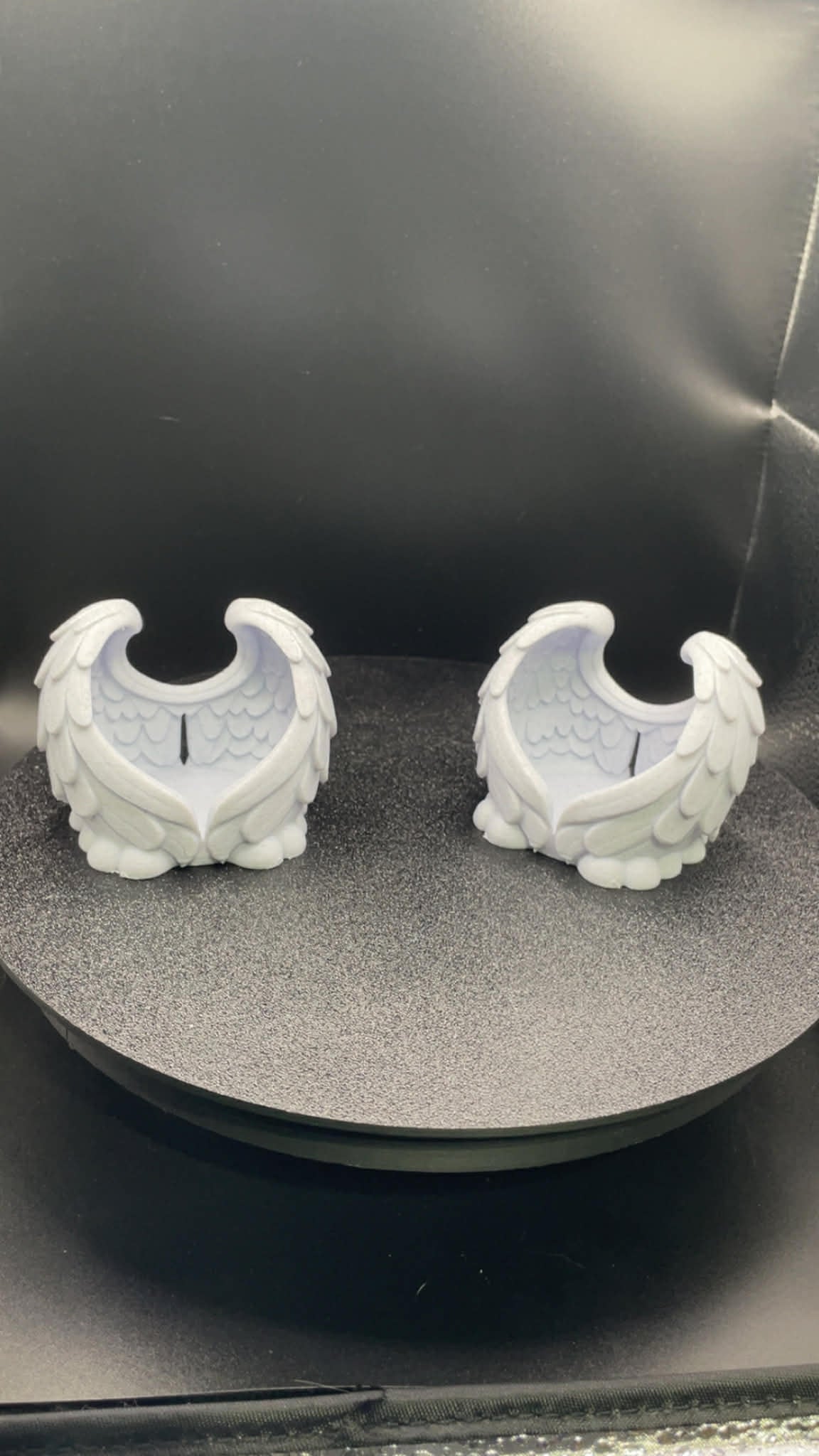 Angel wing tealight holders