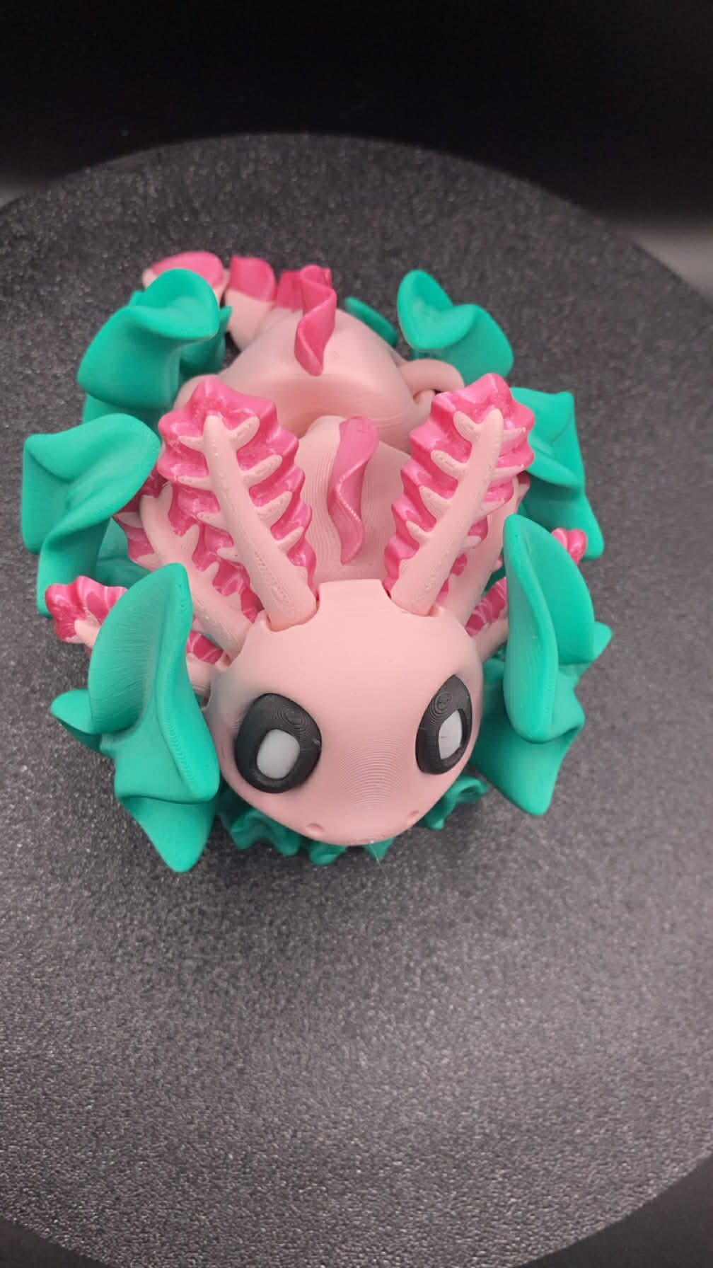 Axolotl With Seaweed Bed