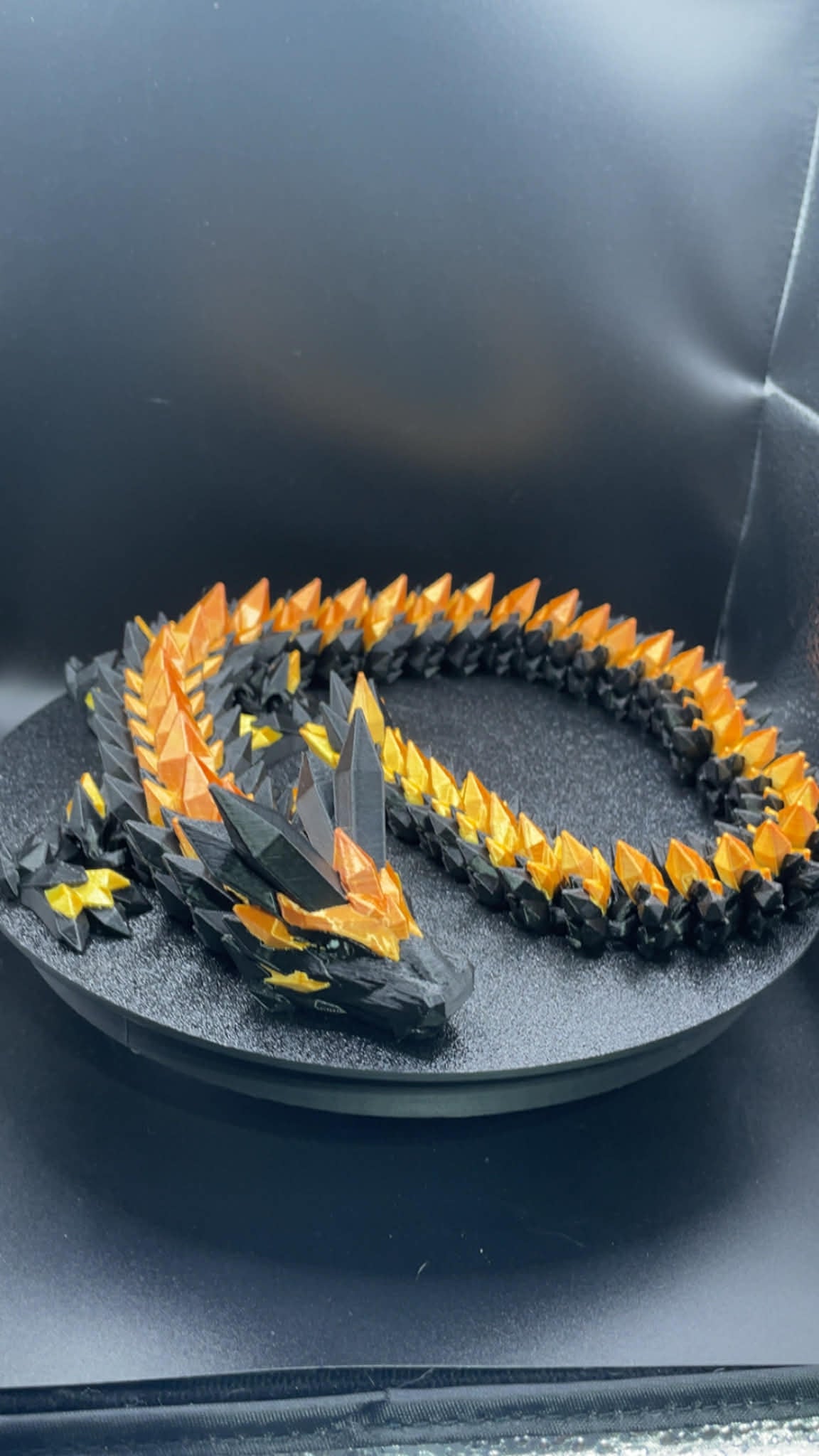 Crystal flame dragon