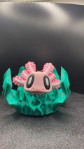 Axolotl With Seaweed Bed