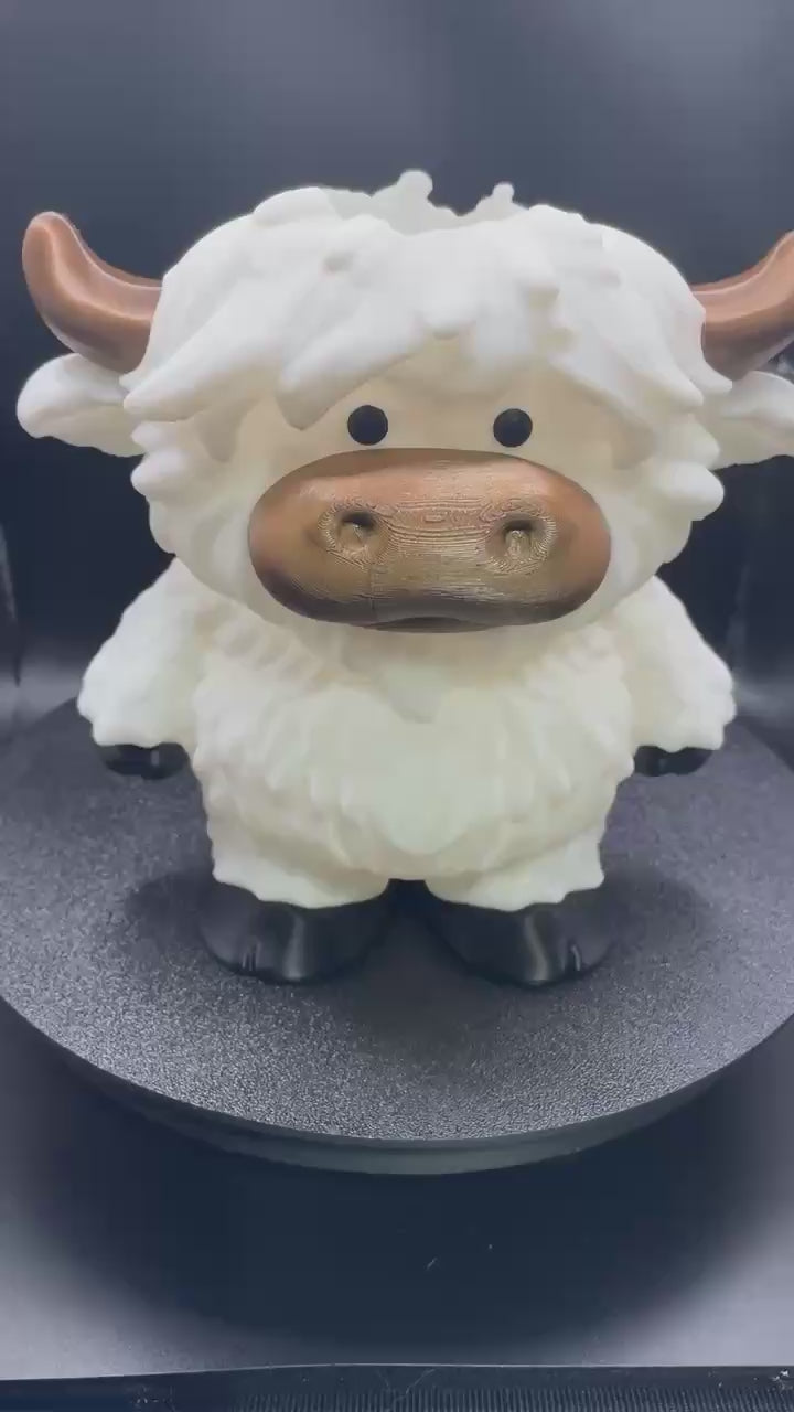 Highland Cow Soap Dispenser Holder