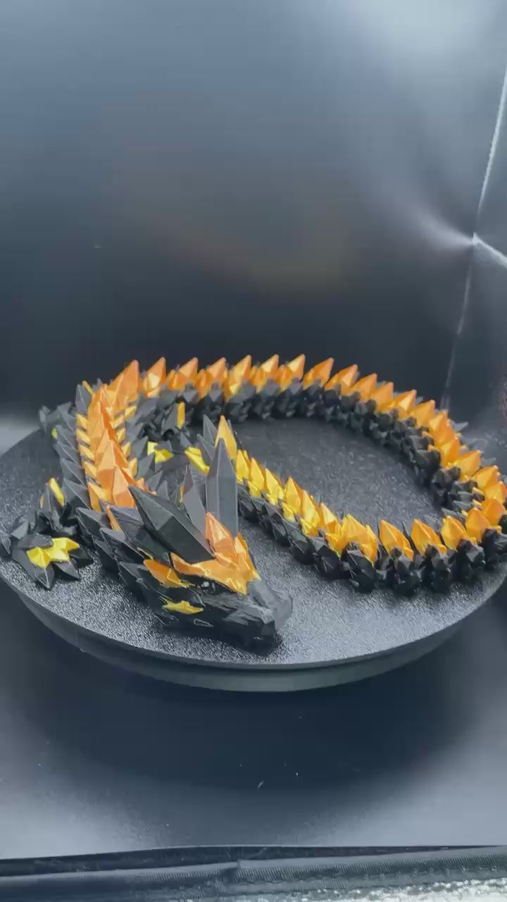 Crystal flame dragon